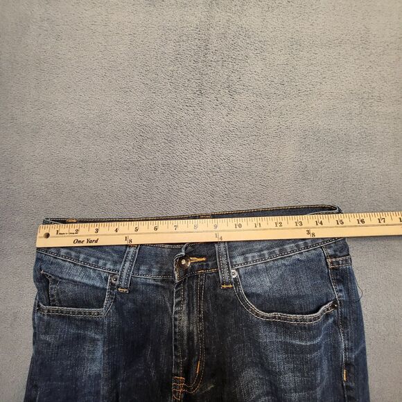 Urban Pipeline Jeans Men 30x31 Blue Denim Relaxed Straight Distressed - Picture 8 of 10